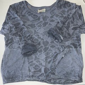 Denim blue fun sweatshirt from Saturday/Sunday (Anthropologie). Pockets!